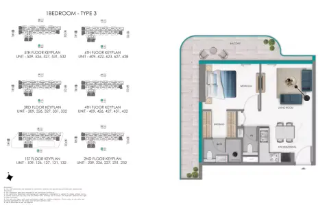 Samana South Haven: Floor plan Type 3