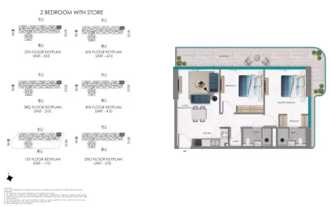 Samana South Haven: Floor plan Type 1
