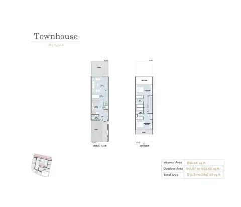 Verdana Residence 10: फ़्लोर प्लान Type A, 2,848 sq ft