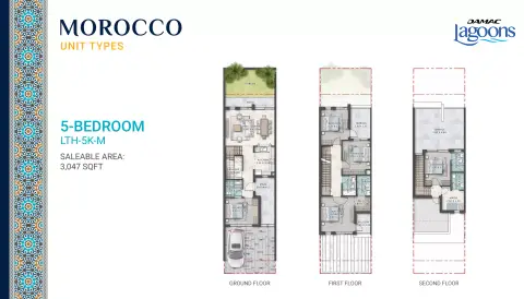Morocco Phase 2: Floor plan Type LTH-5K-M, 3,047 sq ft
