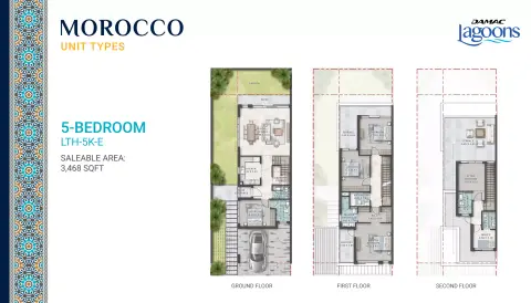 Morocco Phase 2: Floor plan Type LTH-5K-E, 3,468 sq ft