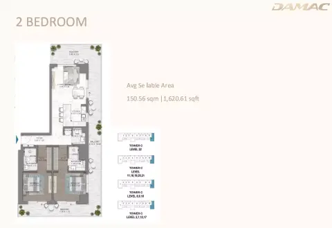 Seacrest: Floor plan Type A1, 1,620 sq ft