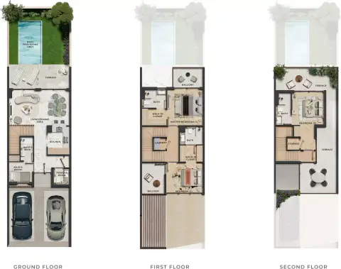 Kensington Gardens: Type A, 2,719 sq ft 户型图