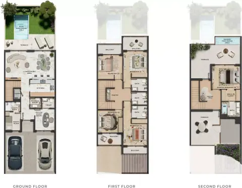 Kensington Gardens: Type A, 3,726 sq ft 户型图