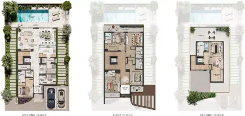 Kensington Gardens: Type A, 5,177 sq ft 户型图