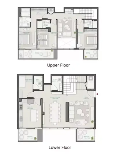 Avenue Park Towers: फ़्लोर प्लान Type 1, 2,640 sq ft