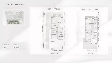 Bahria Town Dubai: Floor plan Type A, 2,912 sq ft