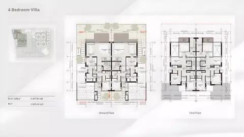 Bahria Town Dubai: Floor plan Type A, 3,589 sq ft