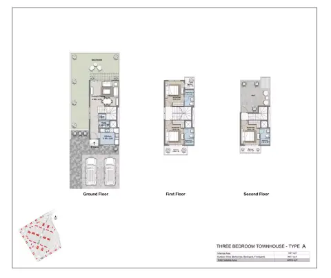 R. Hills: Plattegrond Type A, 2,289 sq ft