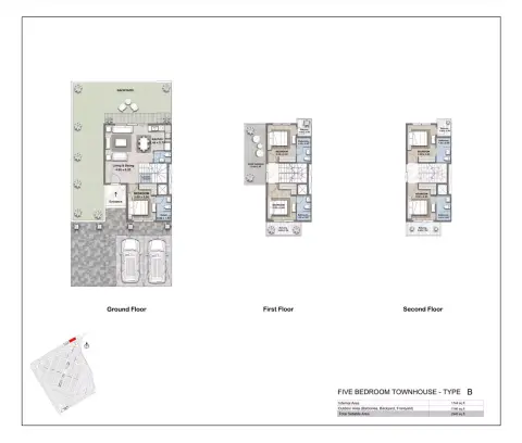R. Hills: Plattegrond Type B, 2,940 sq ft