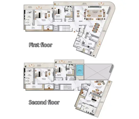 Bayz 102: Floor plan Type A, 8,643 sq ft