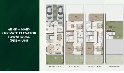Greenz: Floor plan Type 3, 3,100 sq ft