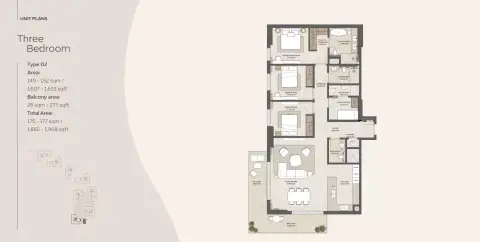 Dana Expo Valley Views: Floor plan Type 02, 1,908 sq ft