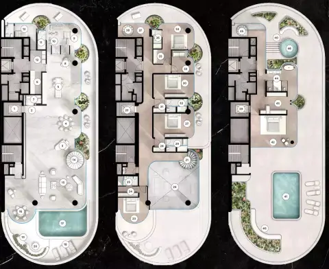 The Rings: Type A, 15,123 sq ft 户型图