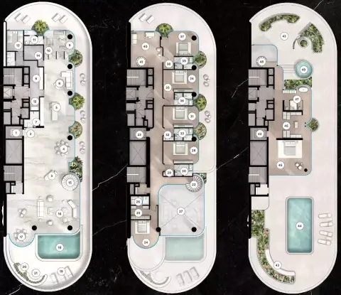 The Rings: Type A, 19,192 sq ft 户型图