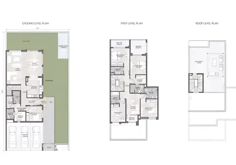 South Bay Phase 6: Type A1, 3,568 sq ft 户型图