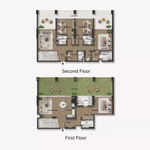 Blue Marina Residence: Floor plan Type 1, 3,558 sq ft