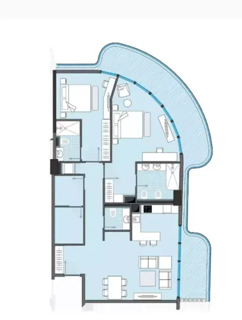Next Coral: Floor plan Type 209, 1,490 sq ft