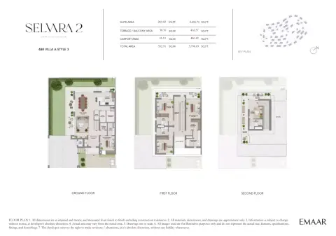 Selvara Phase 2: Floor plan Type 2, 3,798 sq ft