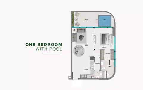 Samana Resorts: Floor plan Type B