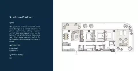 Helvetia Marine: Plan Type 2, 2,592 sq ft