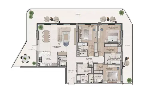 Flora Isle: Floor plan Type C, 2,103 sq ft