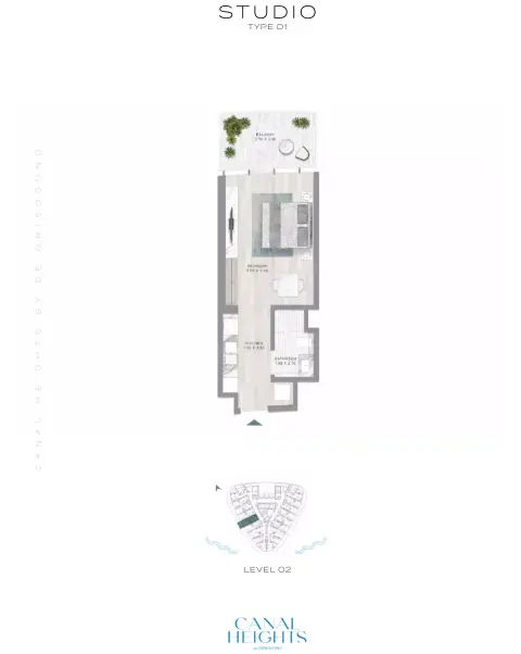 Canal Heights: Floor plan Type D1