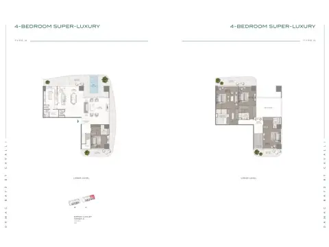 Damac Bay 2: Floor plan Tower 1&2-Type D
