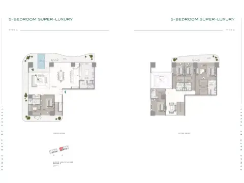 Damac Bay 2: Floor plan Type A