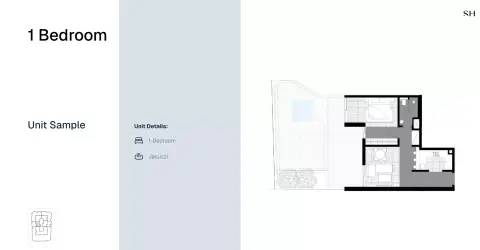 Marea Residence: Floor plan Type A