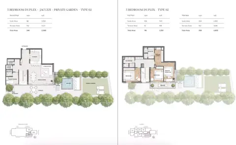 Residences Du Port Autograph Collection: फ़्लोर प्लान Type 02, 3,835 sq ft