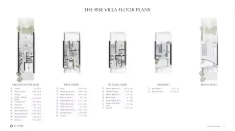 Lunaya: Floor plan Type Rise