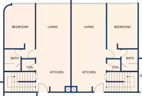 Sunset Bay: Floor plan Type A, 2,088 sq ft