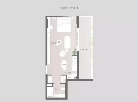 Delvara Residence: Планировка Type A