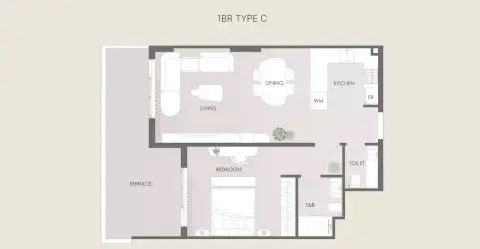 Delvara Residence: Планировка Type C