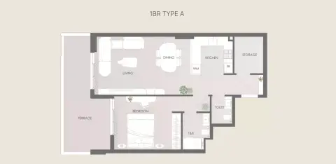 Delvara Residence: Планировка Type A