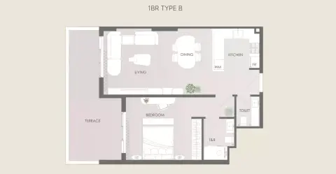 Delvara Residence: Планировка Type B