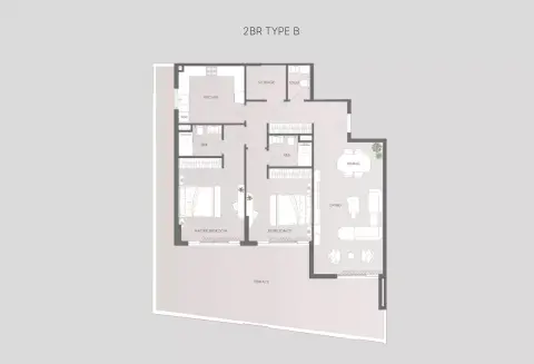 Delvara Residence: Планировка Type B