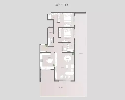 Delvara Residence: Планировка Type F