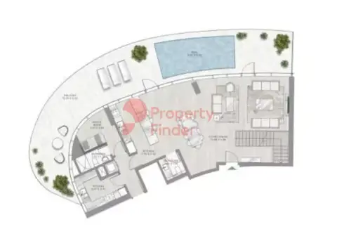 Canal Crown 2: Floor plan Type D, 4,591 sq ft
