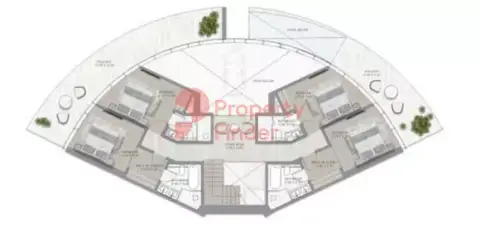 Canal Crown 2: Floor plan Type E, 4,761 sq ft