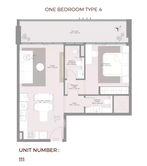 Linea: Floor plan Type 4