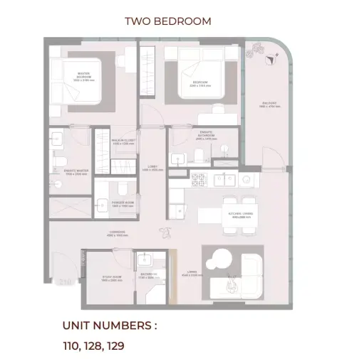 Linea: Floor plan Type 1