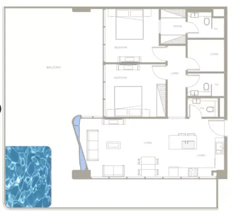 Iluka: Floor plan Type A, 1,689 sq ft