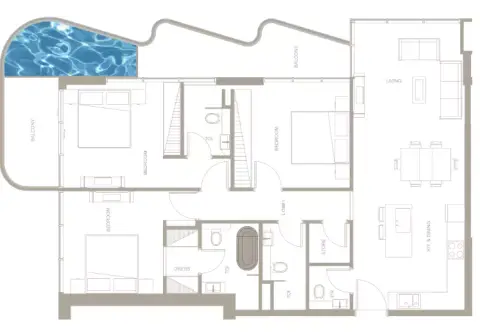 Iluka: Floor plan Type F, 1,627 sq ft