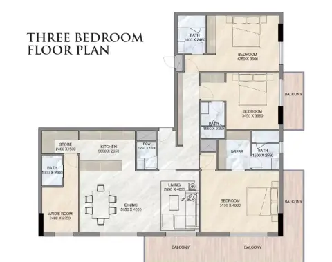 Sunbliss Residence: Планировка Type B