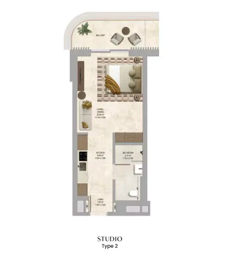 The Canopies: Floor plan Type 2