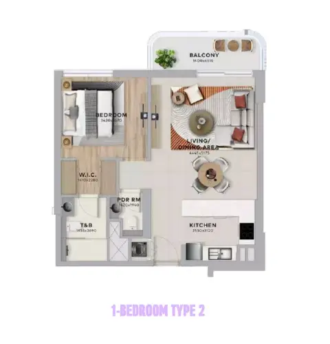 Yas Living: Floor plan Type 2