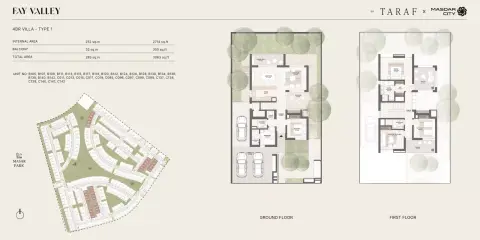 Fay Valley: Floor plan Type A, 3,063 sq ft