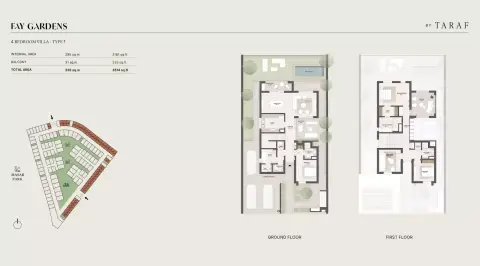 Fay Hills: Floor plan Type 1, 3,514 sq ft
